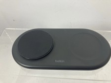 Belkin BOOST 2-in-1 Wireless Charger Pad Dock iPhone Apple AirPods Black