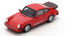 1989 Porsche 911 3.2 Carrera Cs Coupe Indian Red 1:43 Model 450919600 SCHUCO