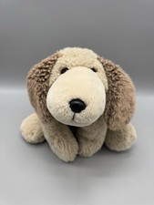 Vintage 24K Polar Puff Puppy Dog Tan Brown Plush 12 Stuffed Animal