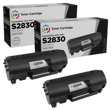 LD Compatible Dell 593-BBYP (GGCTW / 3RDYK) HY Black Toner 2PK for Laser S2830dn