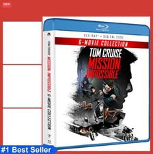 Mission Impossible 6 Movie Collection Blu-ray Digital Action Adventure Complete
