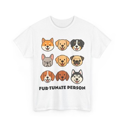 Cute Cartoon Dog Faces Funny Puppy Lovers, Dogs T-Shirt