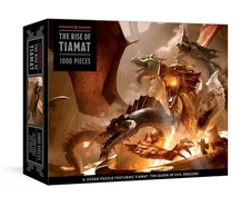 Dungeons and Dragons Tiamat 1000 Piece Jigsaw Puzzle 20x27 Challenging Fun