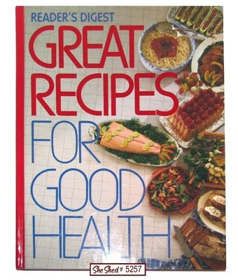 Readers Digest Great Recipes for Good Health Hardcover Book Healthy Cookbook