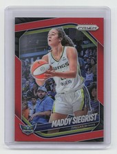 2025 Panini Prizm WNBA - Red Prizms #50 Maddy Siegrist #/299