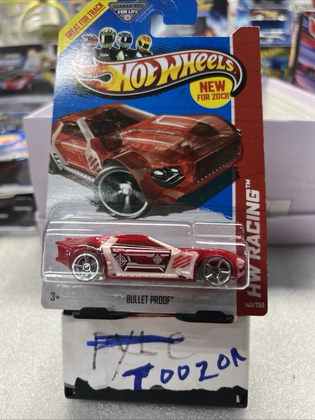Hot Wheels HW RACING '~ BULLET PROOF (red)  New! Fast 🔥 Shipping