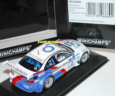 05 WINNERS 24H Nürburgring BMW M3 GTR LamySaidMüller 2x 1/43