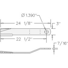 Rotary Cutter Blade CCW Suction fits Rhino SE5 00761319