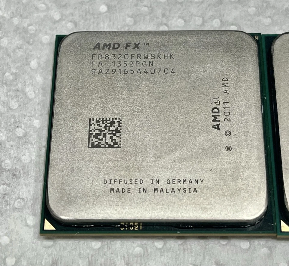 (Lote de 2)- Socket AMD FX-8320 3,5 GHZ (8 núcleos) AM3+ CPU de escritorio FD8320FRW8KHK Foto 2 de 3