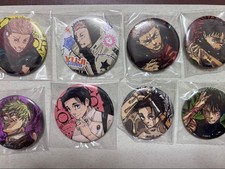 Jujutsu Kaisen Can Badge Set 8pcs Unused Anime Collectible Age 14 