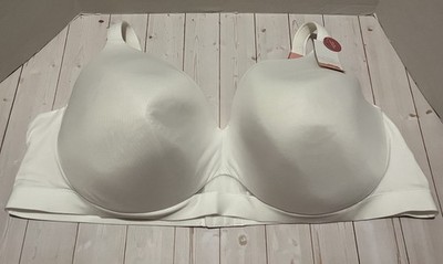 NEW size 54DDD Cacique bra lightly lined balconette underwire ivory