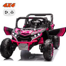 24V Kids Ride on Car UTV with Remote Control Battery Powered 4 Wheeler Off-Road