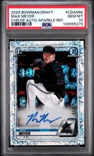 2020 BOWMAN DRAFT CHROME DRAFT PICKS AUTOS #CDAMM MAX MEYER 43/71 PSA 10 AUTO