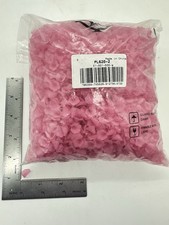 1 Pound 3000 Pcs Acrylic Frosted, Flowers, Beads Caps PINK CALLA LILLY FLOWER
