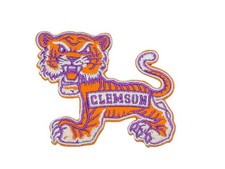 Clemson Tigers Embroidered Iron On Patch