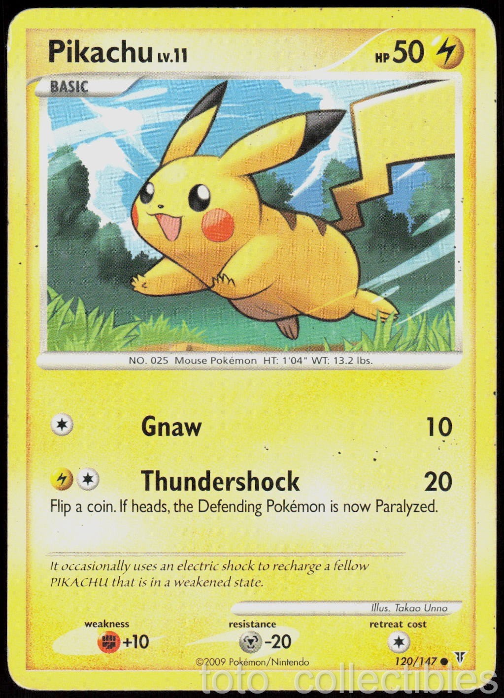 Pikachu 120/147 Common Supreme Victors Pokemon Heavily Played