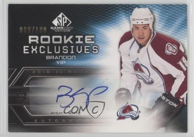 2010 SP Game Used Edition Rookie Exclusives /100 Brandon Yip #RE-BY Auto RC 1e15