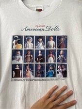 Vintage 90s Men Retro Graphic USPS American Dolls White Tshirt - Size XL