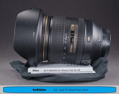 Nikon Nikkor 24-120 mm F4.0 ED VR AF-S Objektiv im sehr guten Zustand F4 