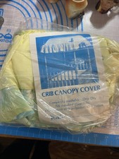 VINTAGE — NIP PLANKIE CRIB CANOPY COVER — FLORAL