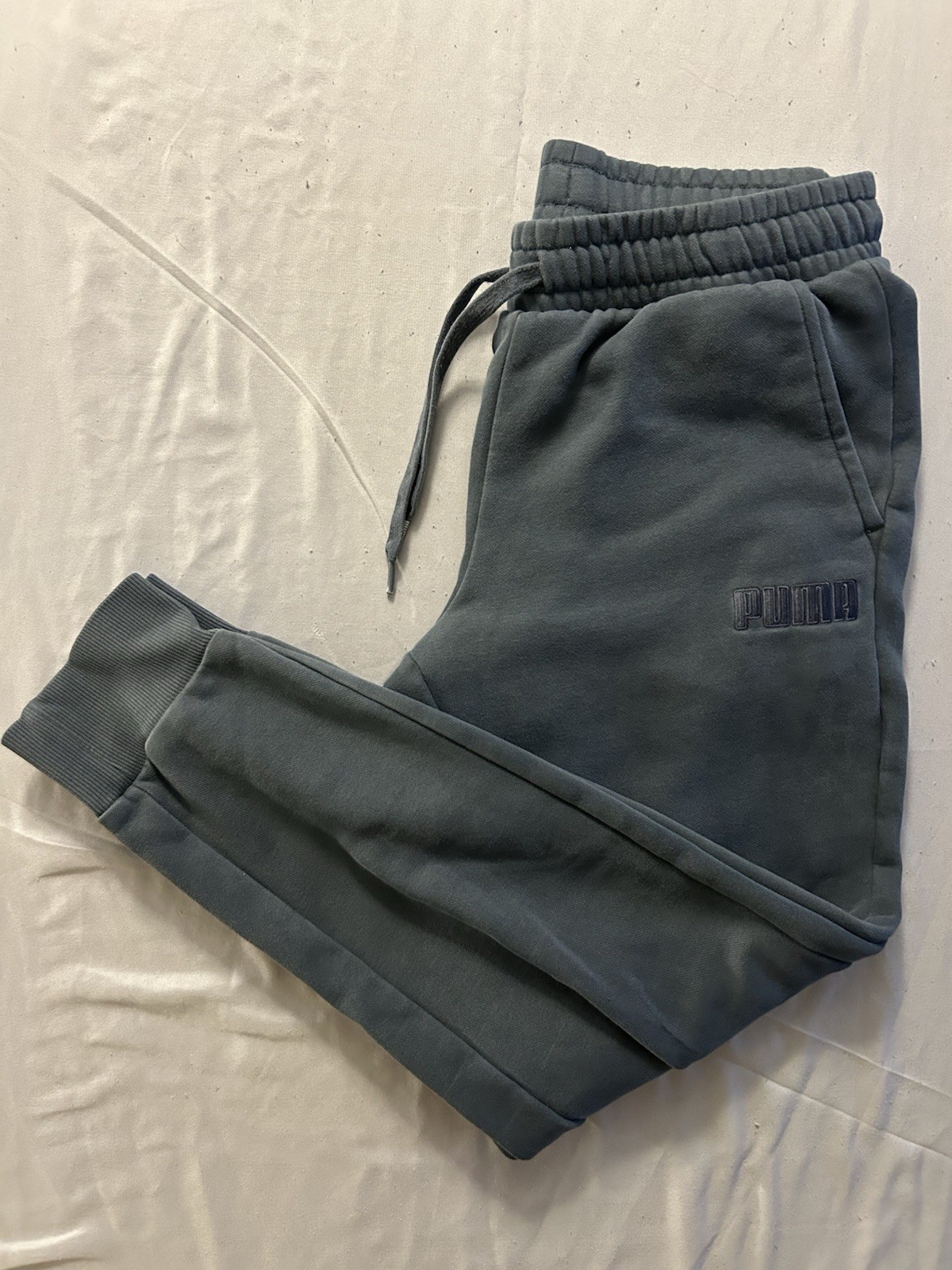Puma Joggers Green Mens Medium