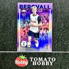 TOPPS CHROME UEFA 2024-25 LUCAS BERGVALL RC /299 VIOLET REFRACTOR TOT