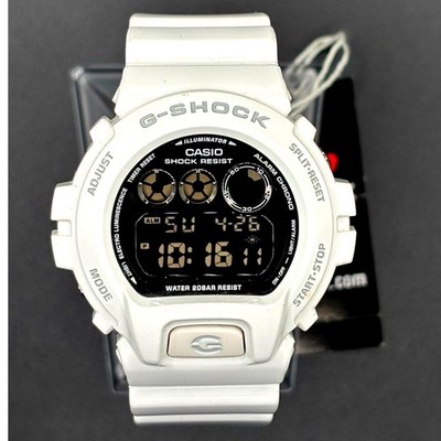 Casio G-Shock DW6900-7 Metallic Mirror White Glossy Digital Men's