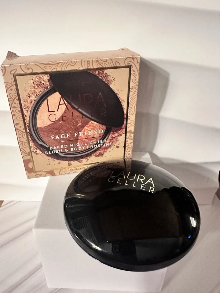 Laura Geller- Face Friend- Baked Highlighter, Blush & Body Frosting .88oz _ NIB - Image 2 of 4