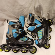 DBX Kids Inline Rollerblade Skates Abec 5 Size 1234 Adjustable- Great Condition 
