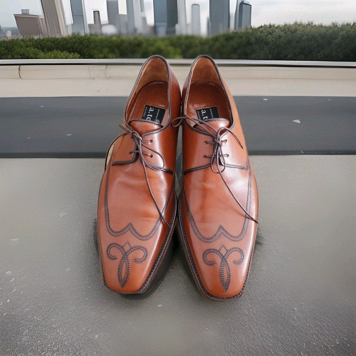 靴 a.testoni A. Testoni Apron Toe Penny Loafers Black | MensDesignerShoe.com