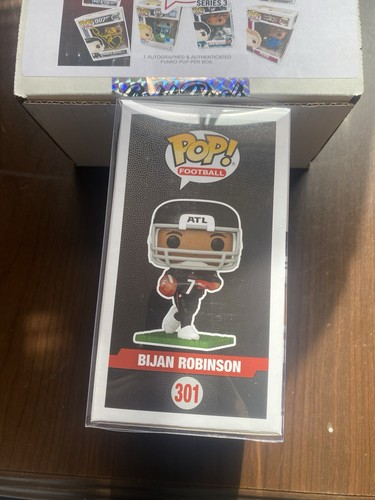💥Bijan Robinson Atlanta Falcons Autographed Funko Pop – Beckett COA, BONUS CARD - Imagen 5 de 8
