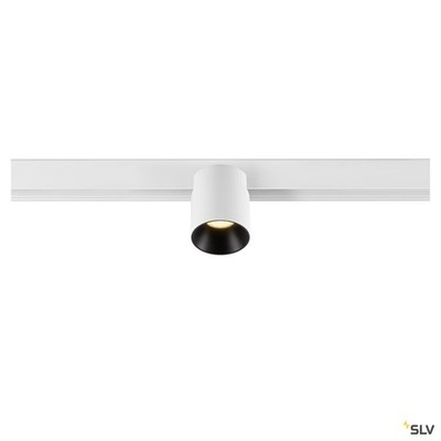 SLV 1008961 FIX-IT!, 48V, DALI, rund, Surface mounted track, Spot, 3000K, 6.6 W,