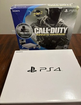 Sony PlayStation 4 Slim PS4 500GB White Console CUH-2015A tested works DualShock