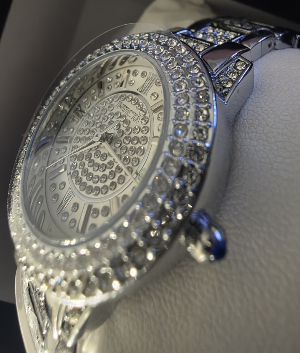 NEW Invicta Wildflower Crystal Quartz Women display picture 1