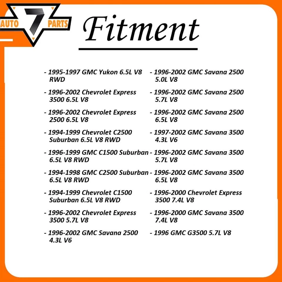 Amortiguadores delanteros traseros FCS para Chevrolet C1500 Suburban 1992-1999 Foto 3 de 4