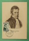 DR WHO 1952 FRANCE FDC LAENNEC MAXIMUM CARD R29895