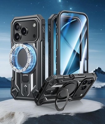 iPhone 17 Pro Max Ring Halter Stoßfest Ring Ständer Armor Case FNTCASE für mit
