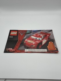 LEGO Cars: Radiator Springs Lightning McQueen 8200 (2011) Complete Set Manual