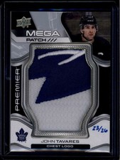 2022-23 Upper Deck Premier Mega Chest Logos PMPJT John Tavares Jumbo Patch 23/26