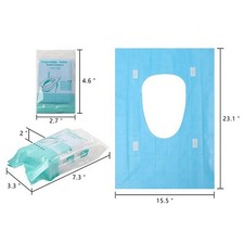 10PCS Toilet Seat Covers Disposable for Wrapped Toddlers Potty Toilet Liners