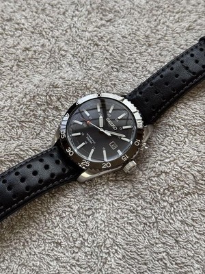 時計 SEIKO Kinetic Cal. 5M82 Seiko Kinetic 5M82-0AH0 Pilot Men's Quartz Round Silver W48mm