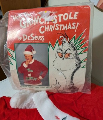1997 Clown Alley Rare How The Grinch Stole Xmas Officially Licensed Adult Costum