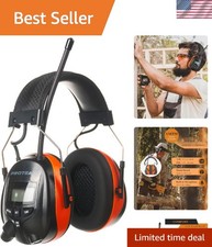 Digital AM FM Radio Headphones, Hearing Protection Earmuff for Adult, 30dB SN...