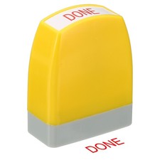 Done Notice Stamp Office Stamp Pre Inked Stamp Yellow