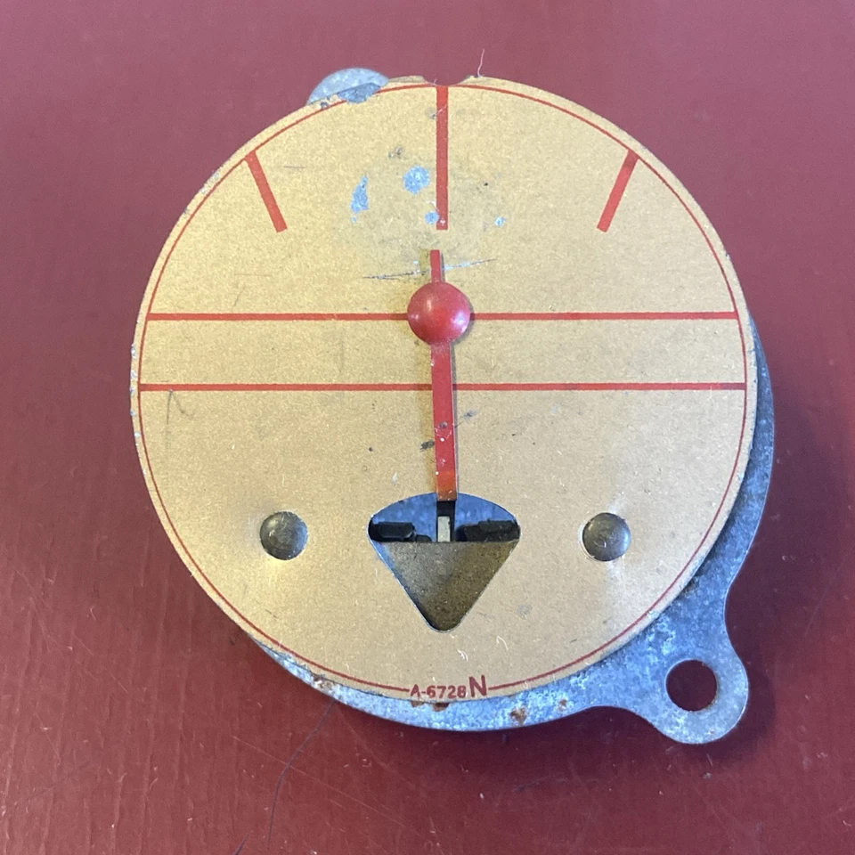 1938 1939 NASH AMBASSADOR AMPERE GAUGE # A-6728 - Image 3 of 4