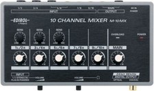 Roland M-10MX 10 Channel Stereo Mixer Edirol Portable Battery Digital Japan Imp