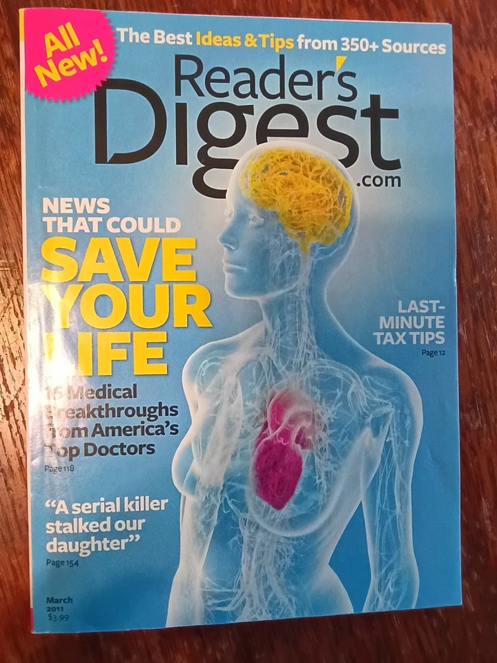 6 READER'S DIGEST MAGAZINES, EXC COND. 2010 - 2011 - Image 4 of 4