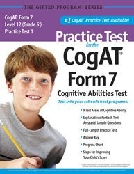 Practice Test for the CogAT Form 7 Level 12 (Grade 5*) Practice Test 1 by Me...