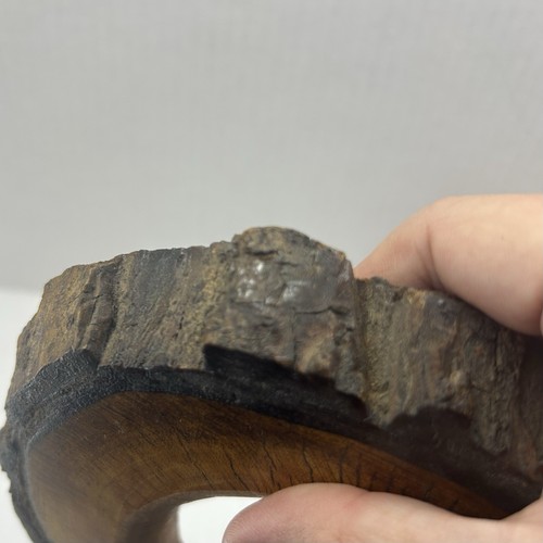 Vintage Set Of Stained Live Edge Tree Wood Wall Slice Hanging Decor Country Core - Picture 14 of 15