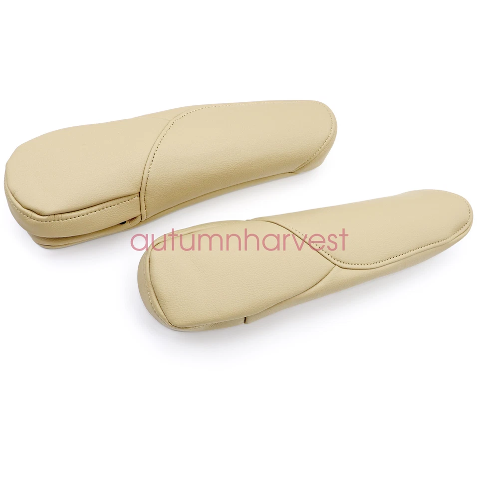 Nuevo para Honda CR-V CRV 2007-2009 cuero asiento delantero reposabrazos cubierta beige Foto 4 de 4